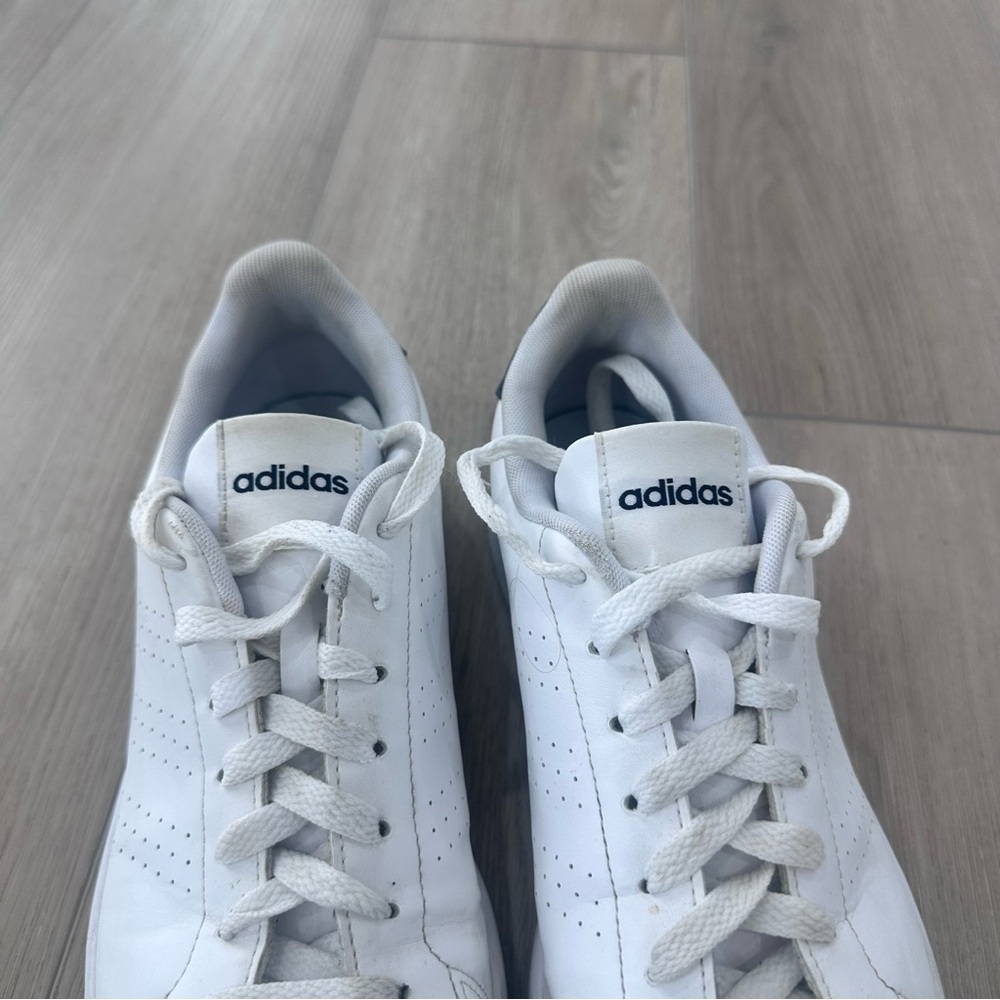 Adidas Advantage sneaker in white legend ink men’s size 9 - Picture 6 of 9